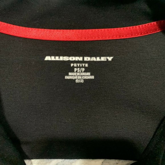 Women's Leopard Animal Print Petite PS Zip Front Jacket Top Active Stretch VTG - Picture 7 of 7